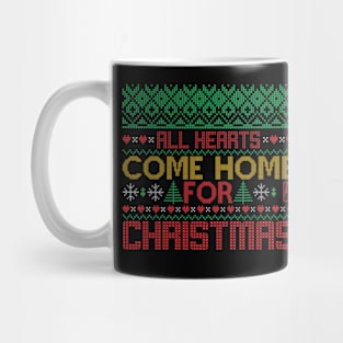 All Hearts COME HOME for Christmas - Family Christmas - Merry Christmas Mug